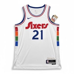 Philadelphia 76ers Joel Embiid Nike NBA
Swingman Jersey Spectrum City Edition L